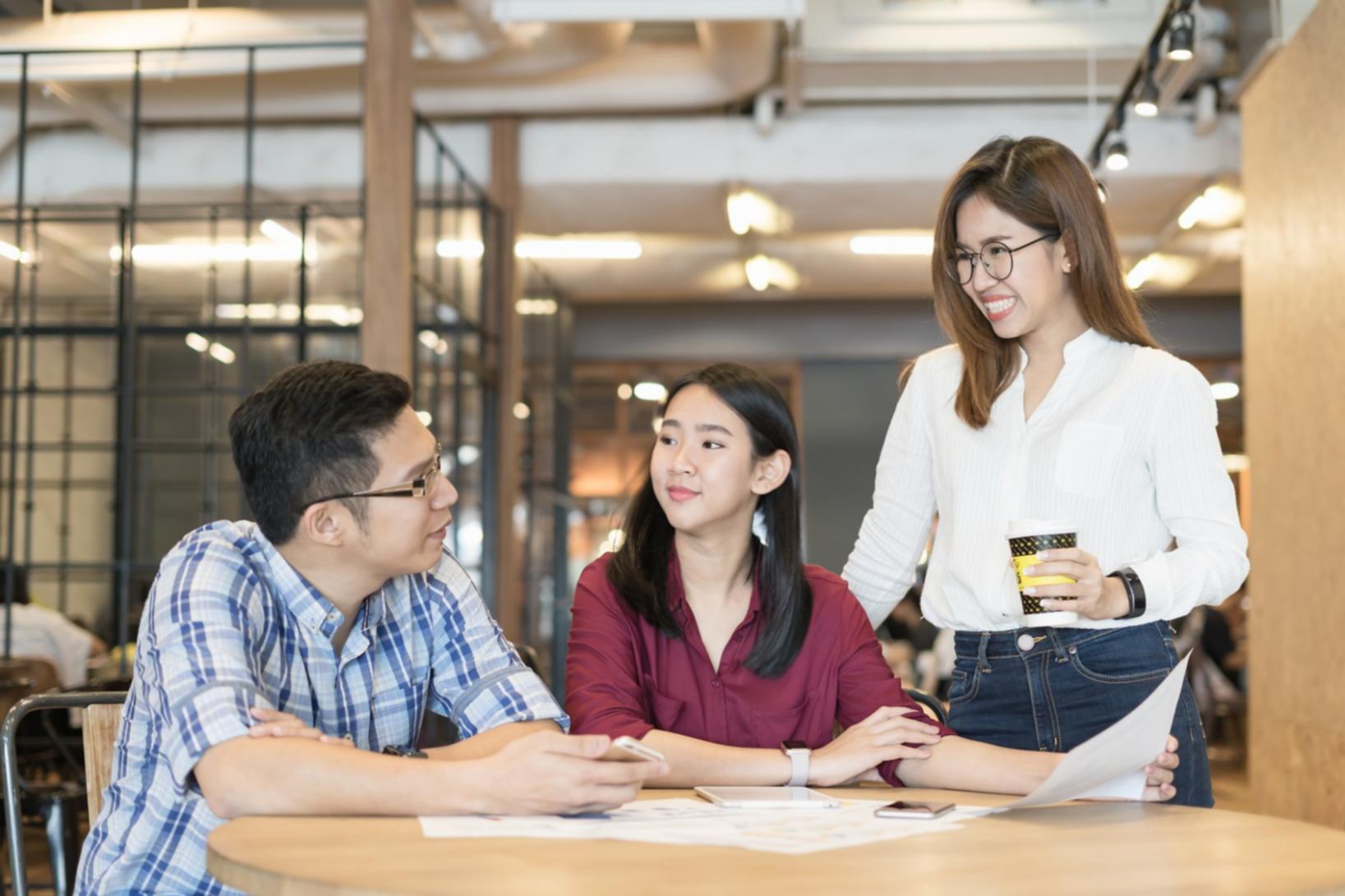 Student focused on remote learning setup